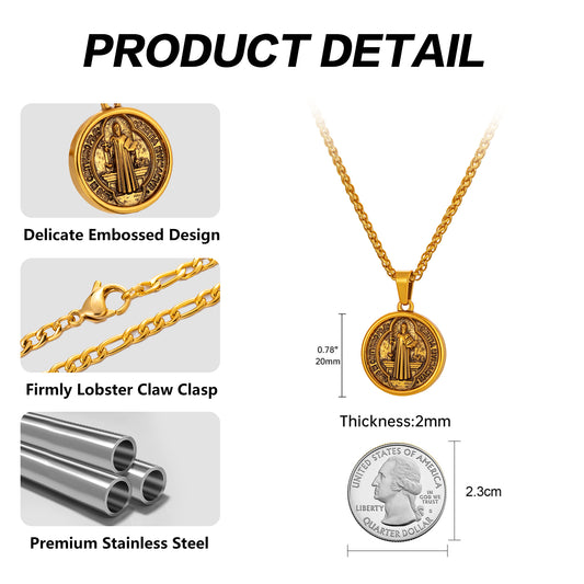 Antique Gold Pendant Necklace Wheat Chain N00945