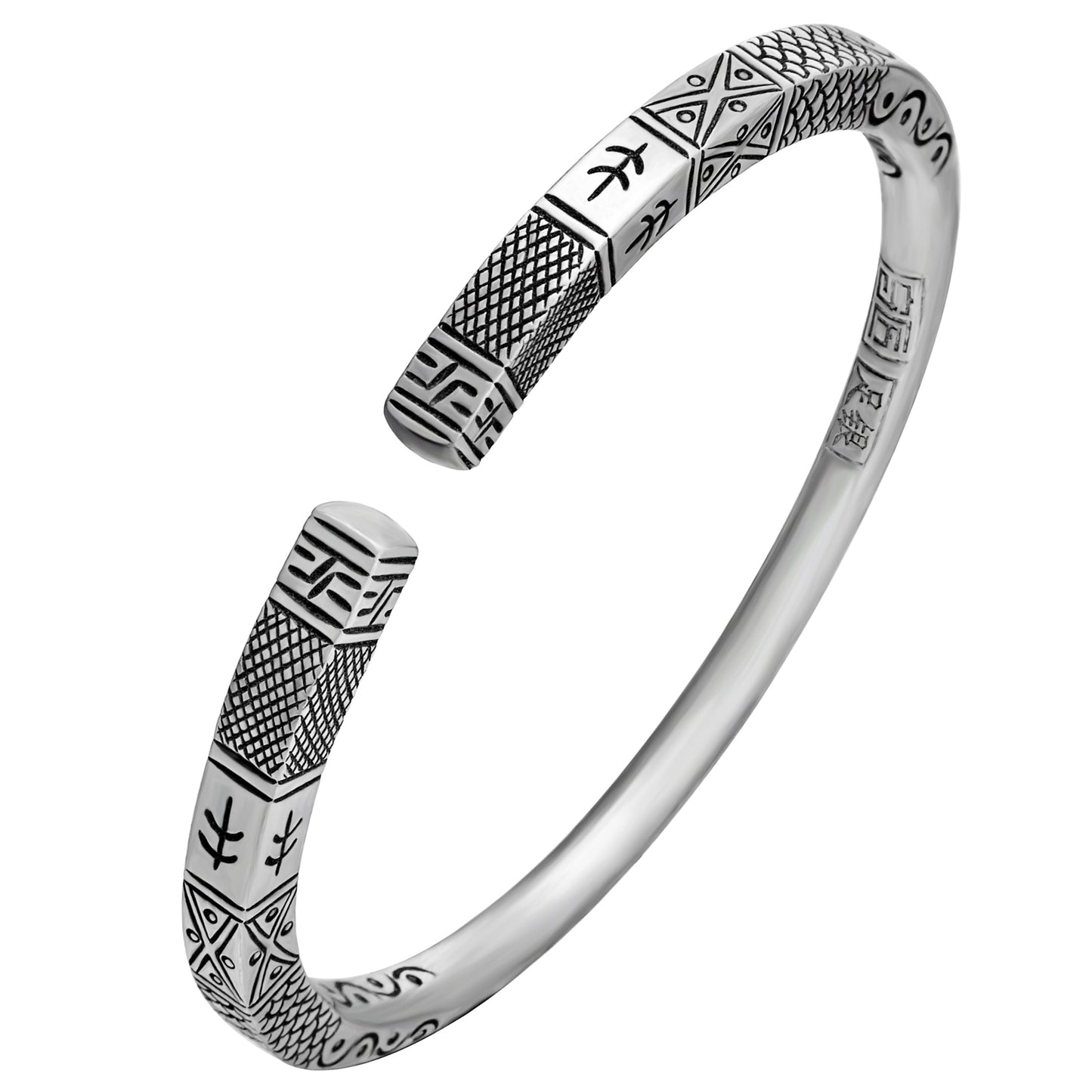 Fine Silver 999 Bracelet of Greek BS00001