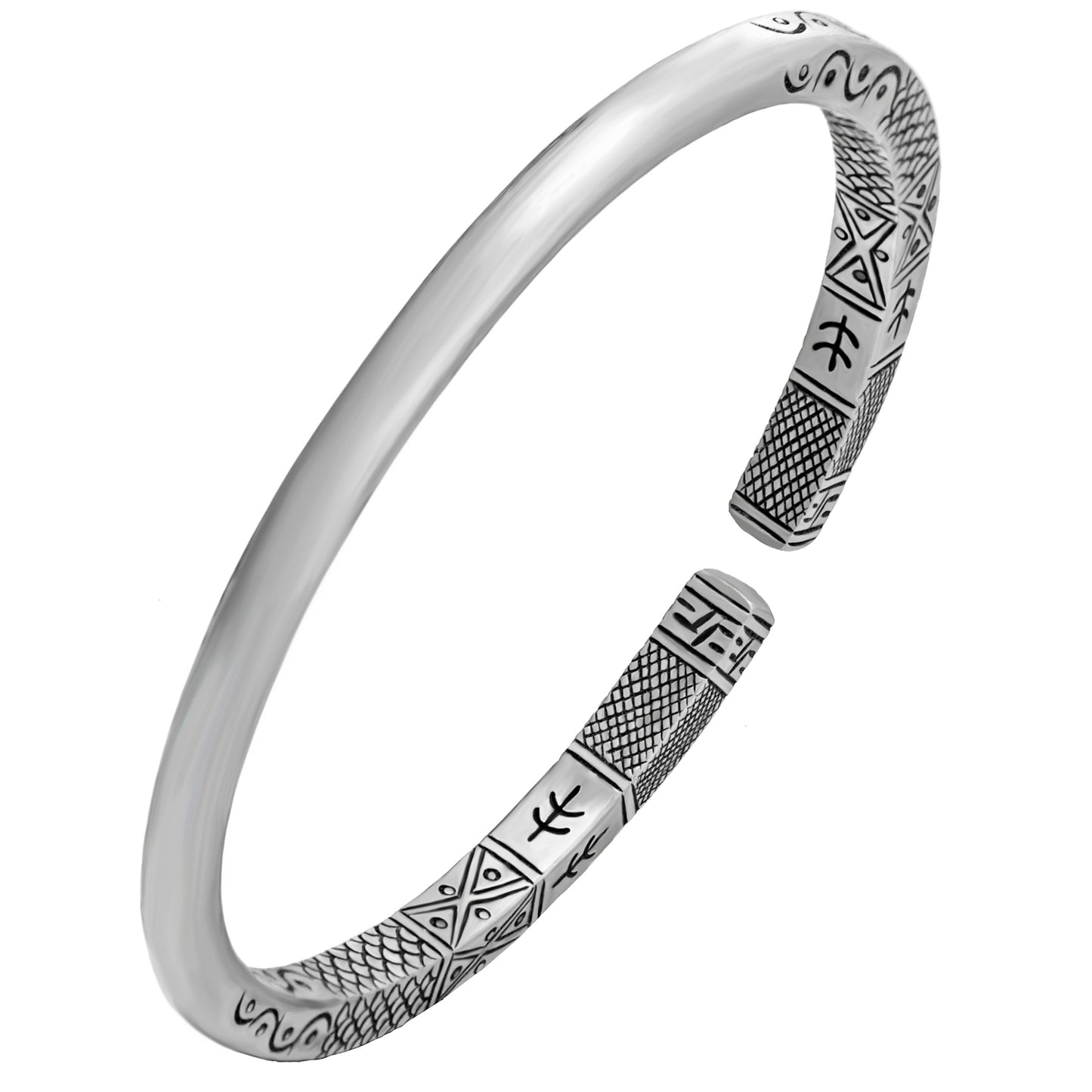 Fine Silver 999 Bracelet of Greek BS00001