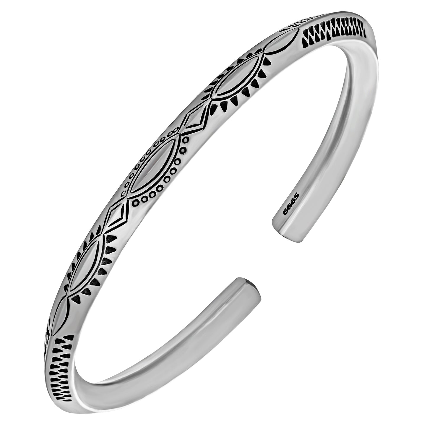 Fine Silver 999 Bracelet of Sun Totem