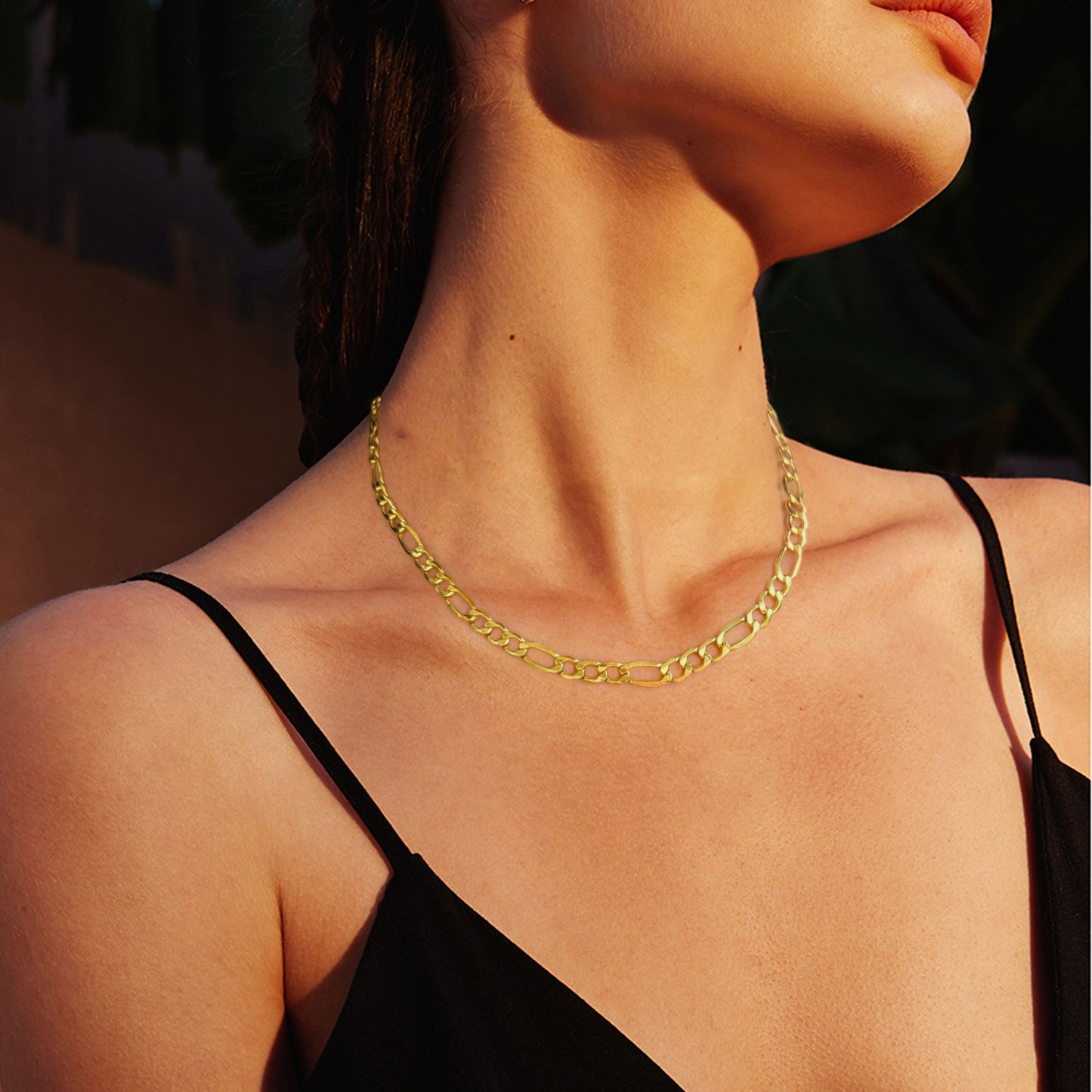 10mm steel Necklace NHR00080