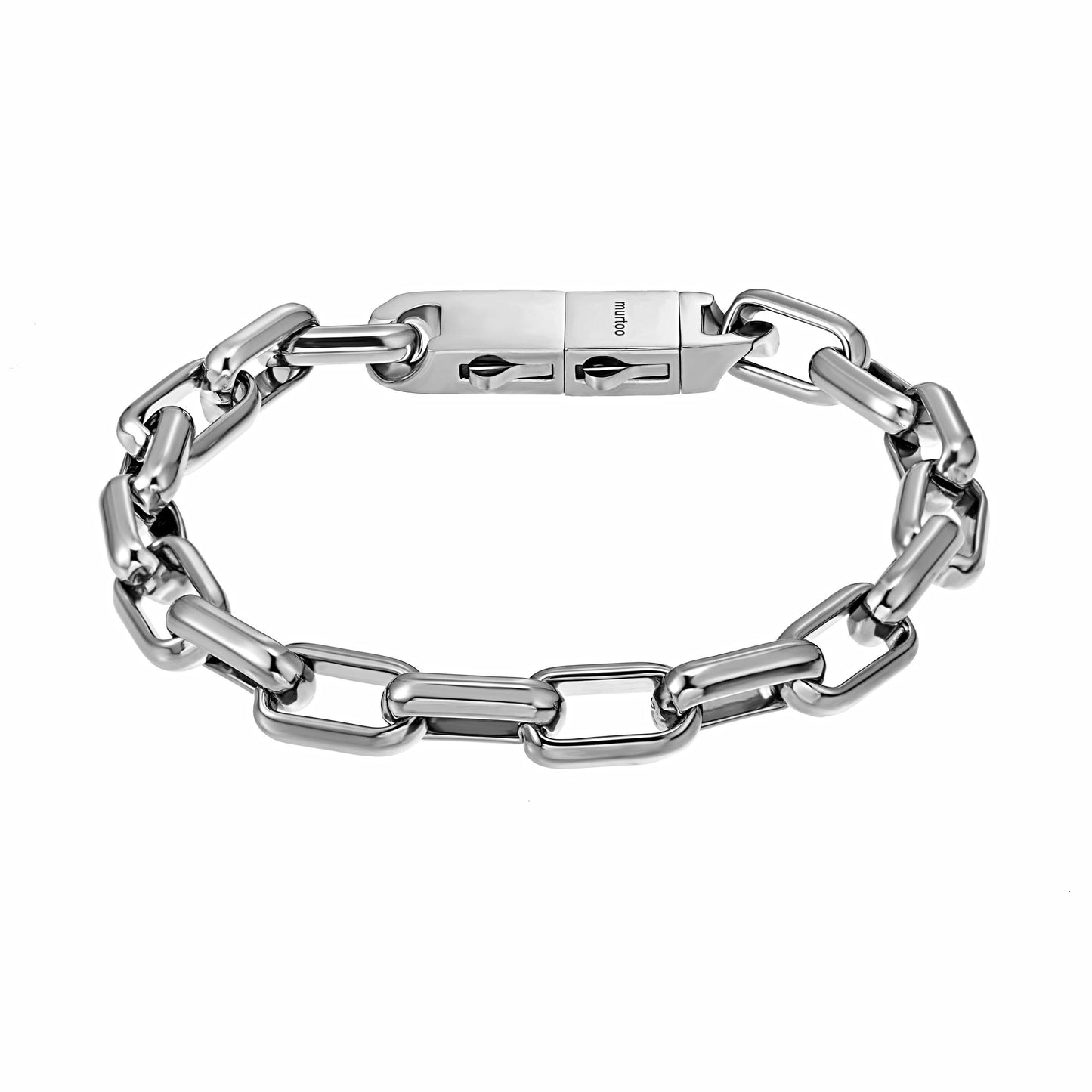 9mm steel bracelet B00407