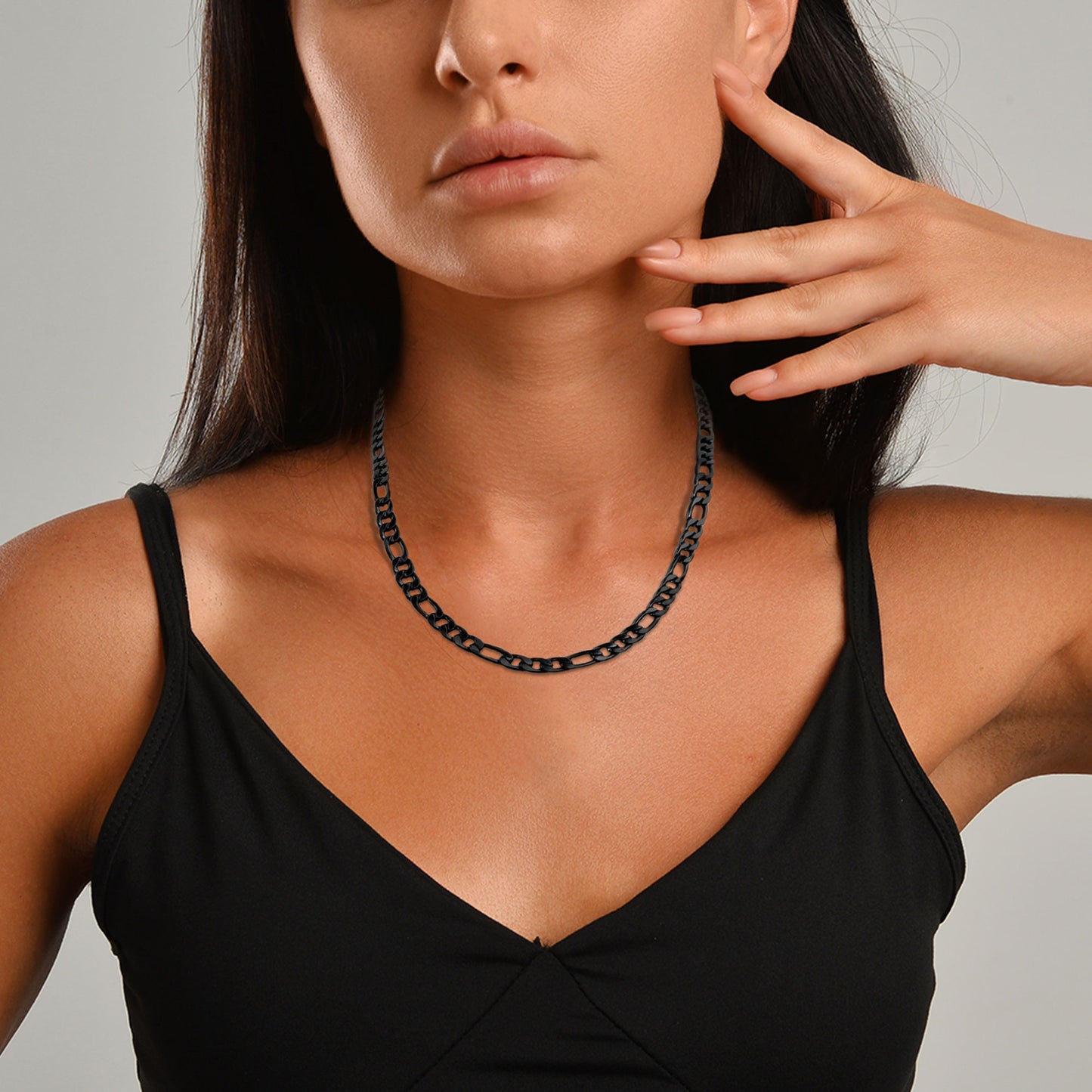 10mm steel Necklace NHR00076