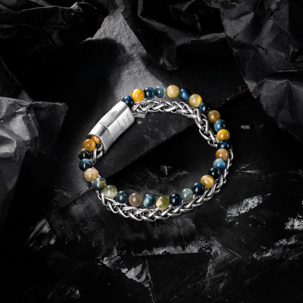 Bead And Steel Bracelet BHR00067