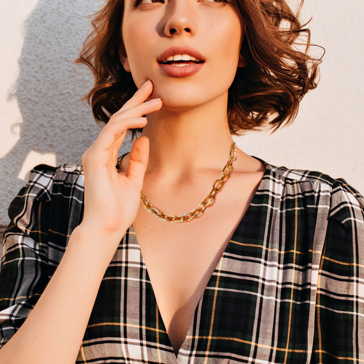 产品 8mm steel Necklace NHR00122