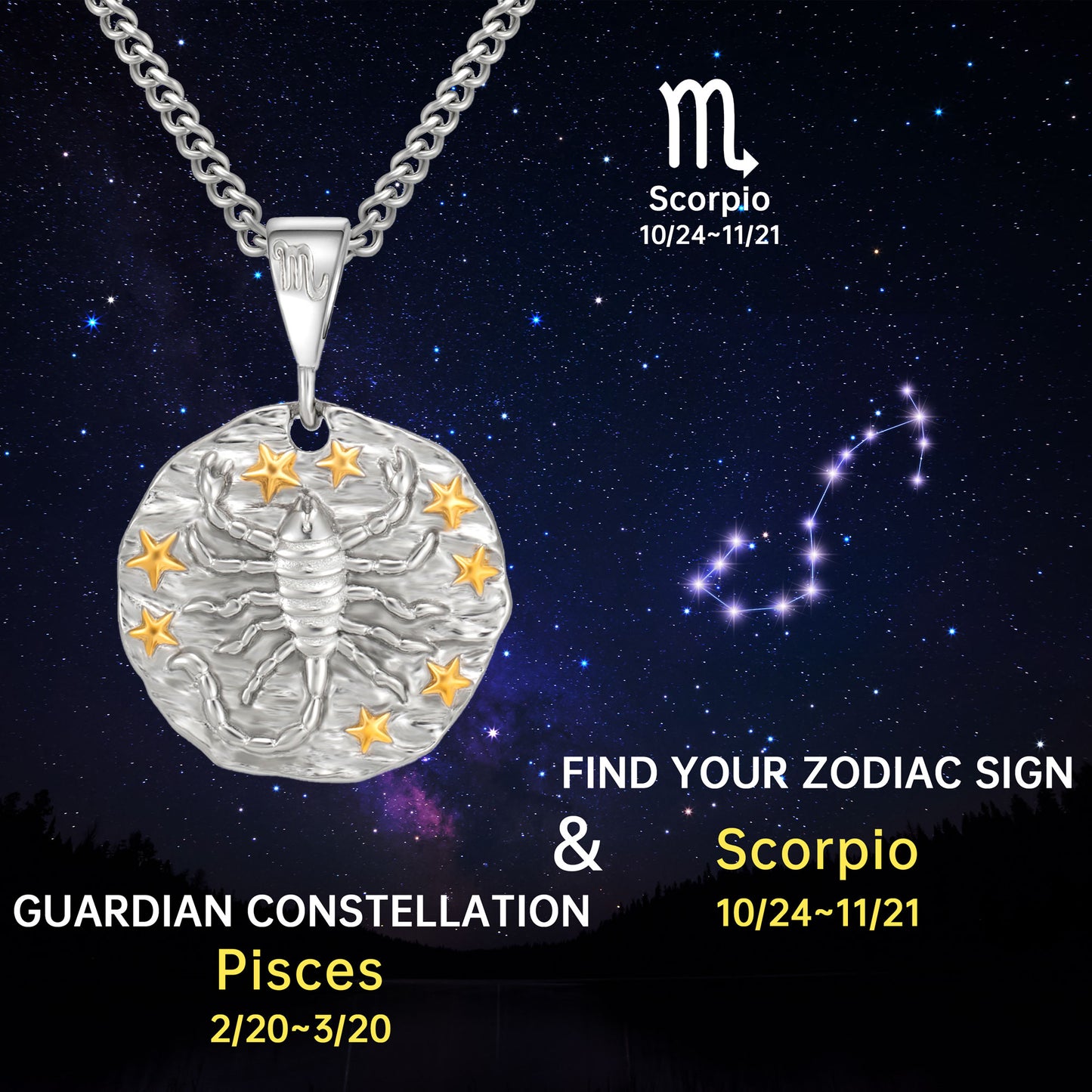 Necklace Of Amulets Scorpio (10.24-11.22)