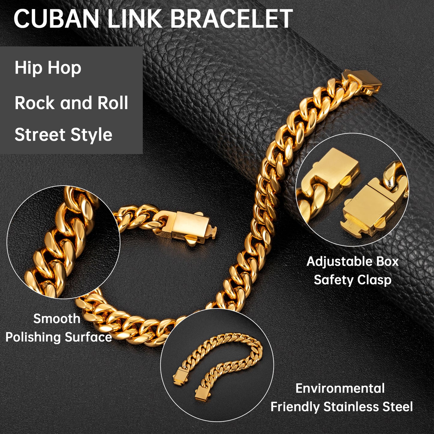 12mm steel bracelet BHR00341