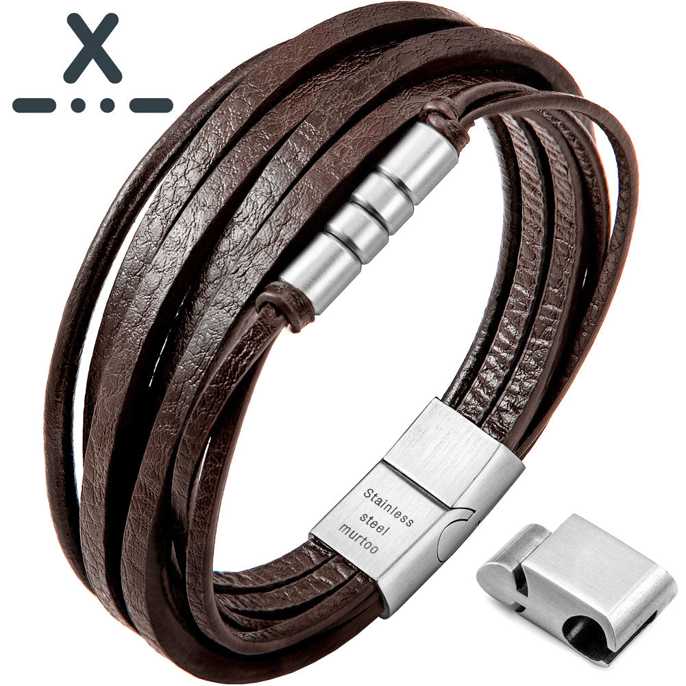 Morse Code Bracelet BHR00243