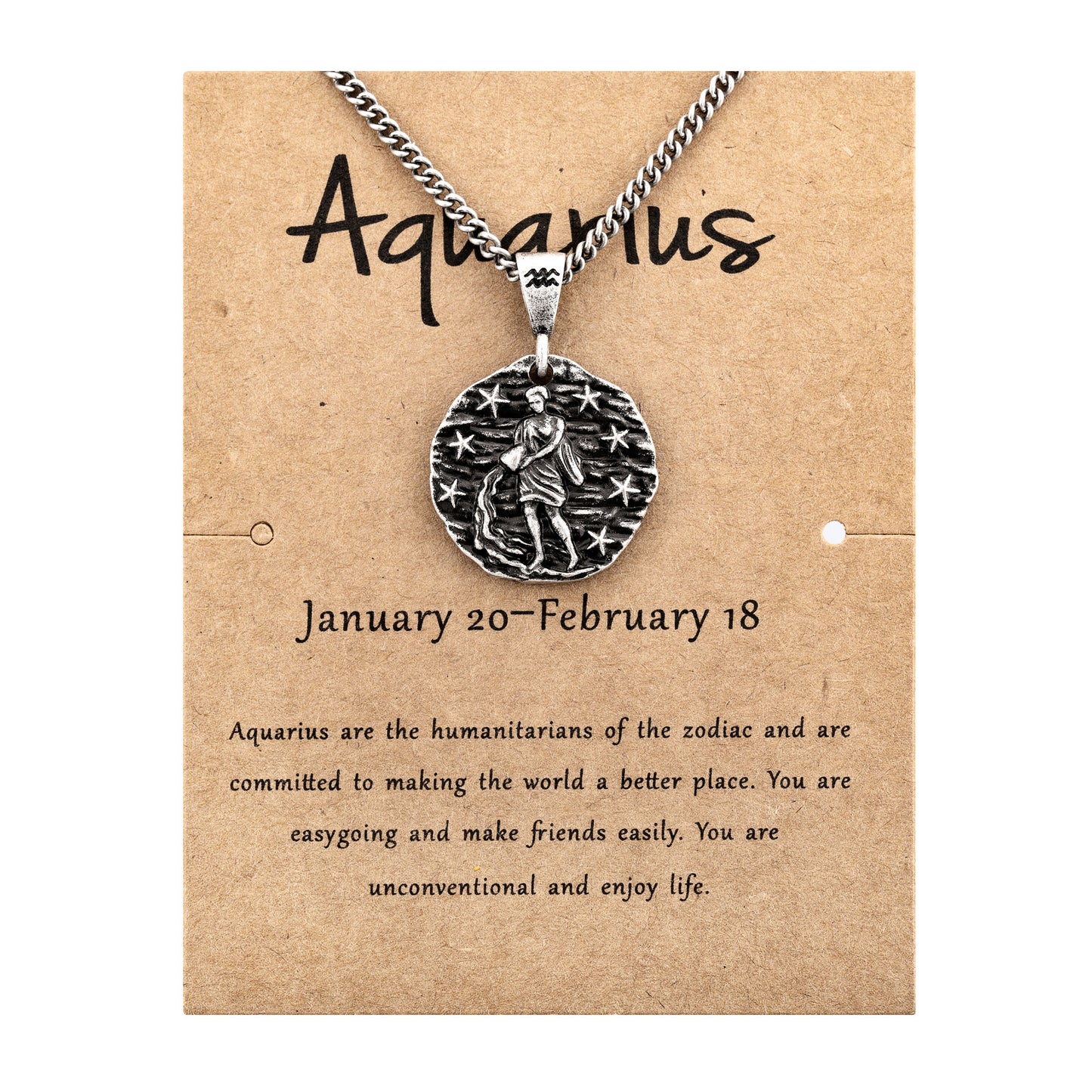 Amulets Necklace Of Aquarius (1.21-2.19)