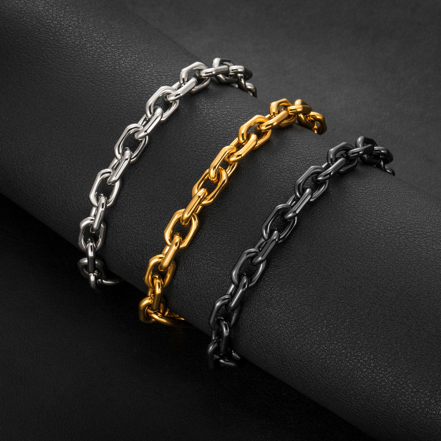 10mm steel bracelet B00395