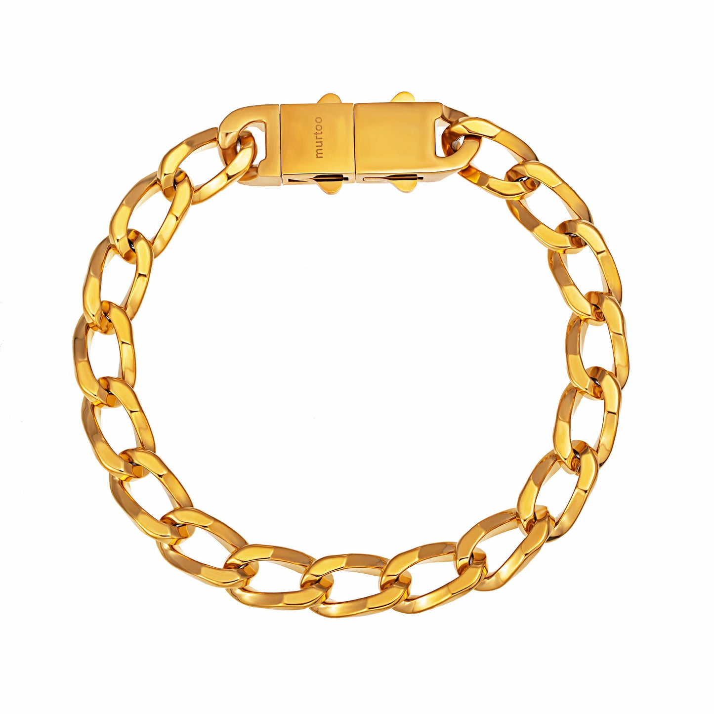 9mm steel bracelet B00387