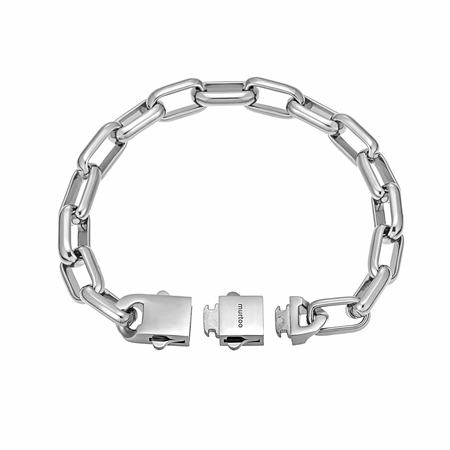 9mm steel bracelet B00407