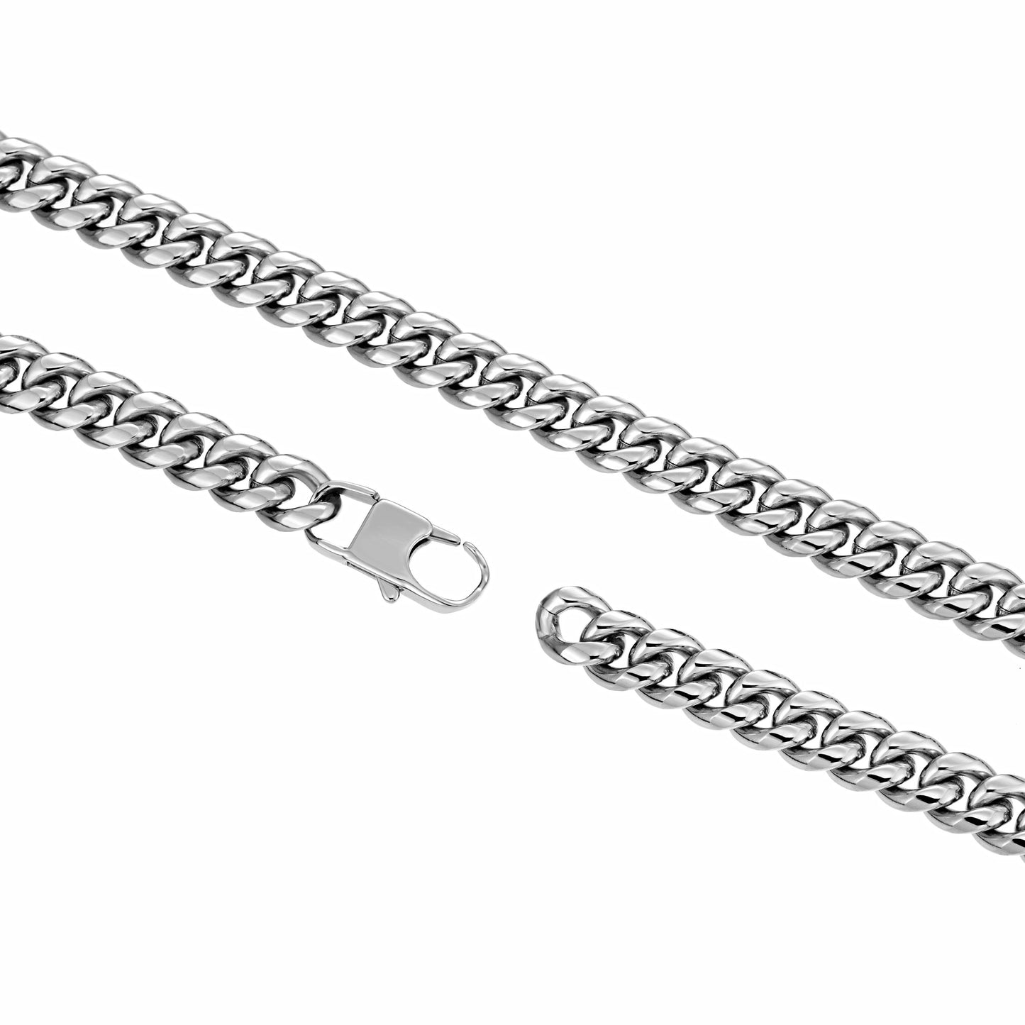 10mm steel Necklace N00177