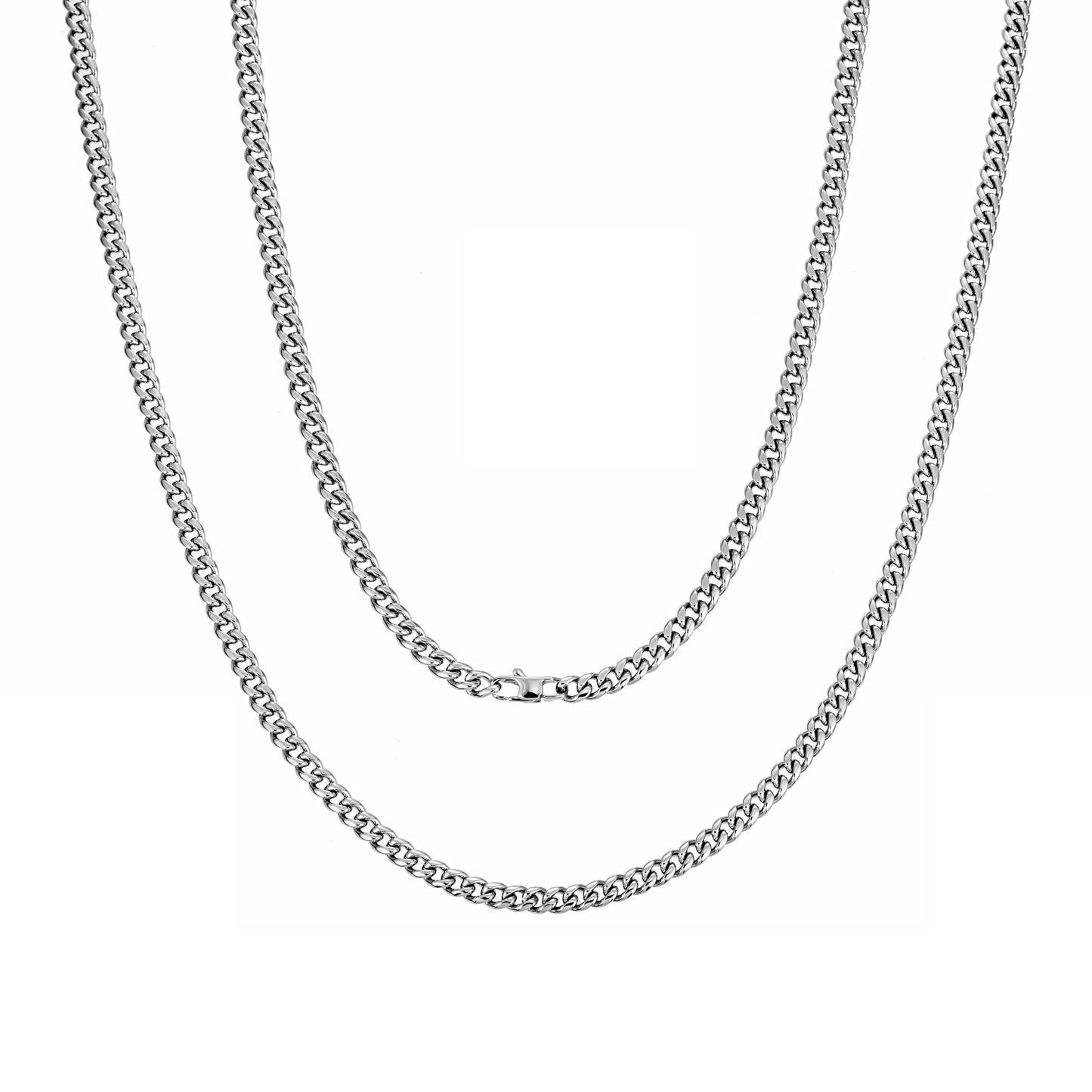 6mm steel Necklace N00167