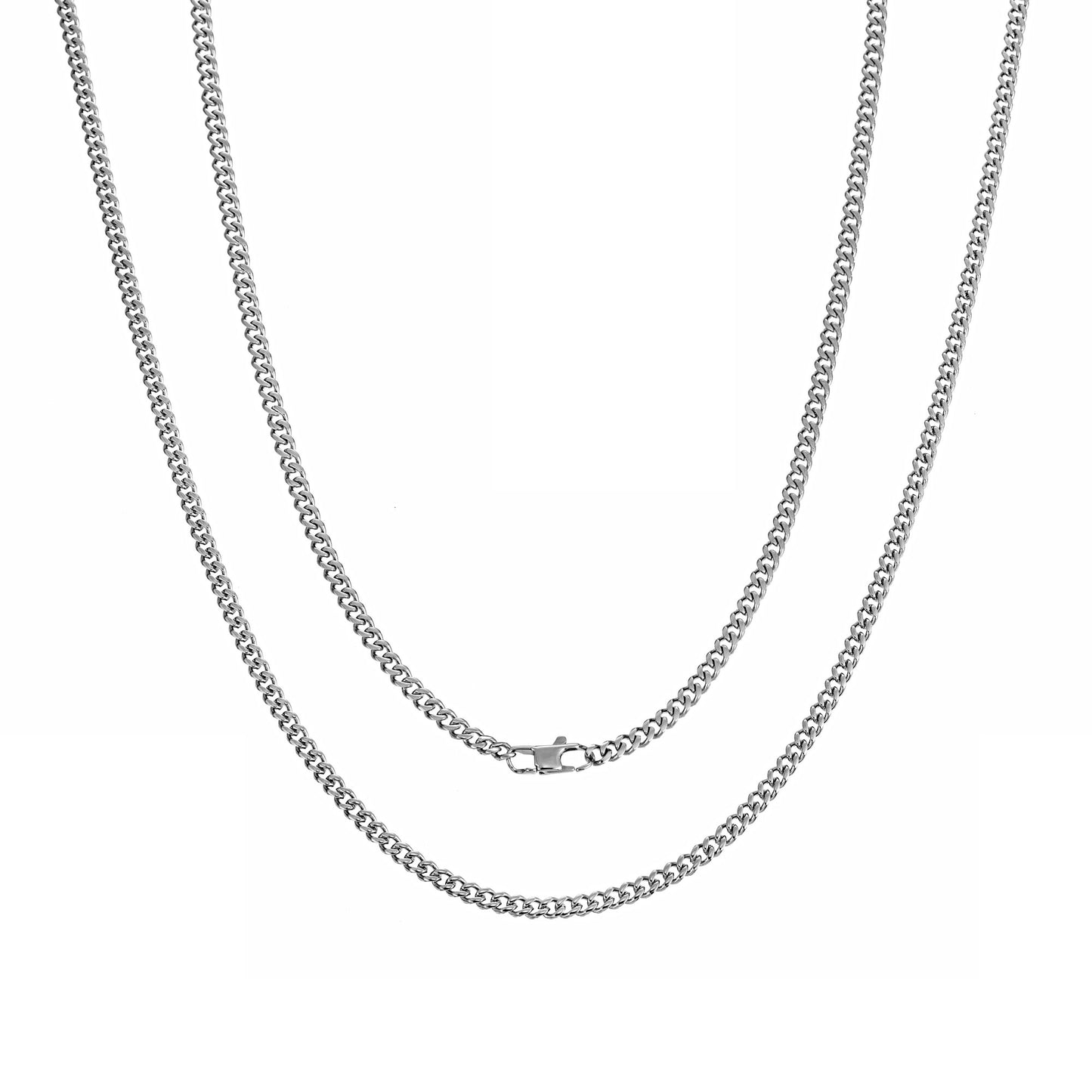 4mm steel Necklace N00163