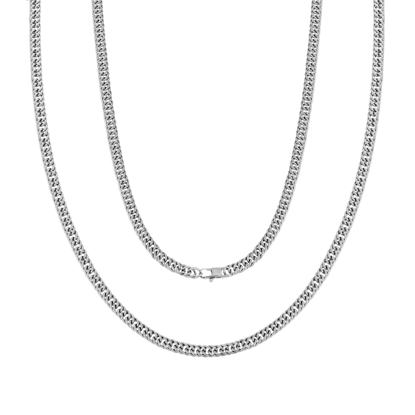 6mm steel Necklace N00192