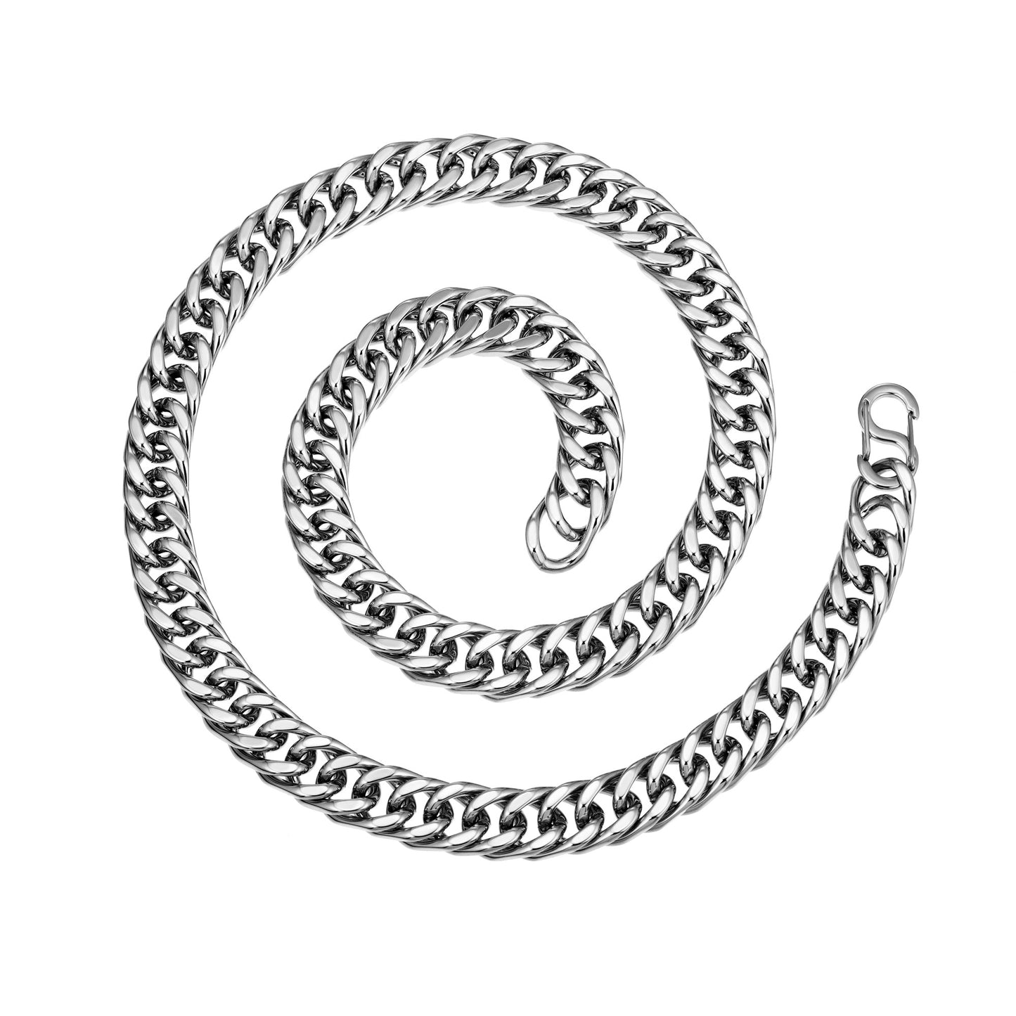 10mm steel Necklace N00227