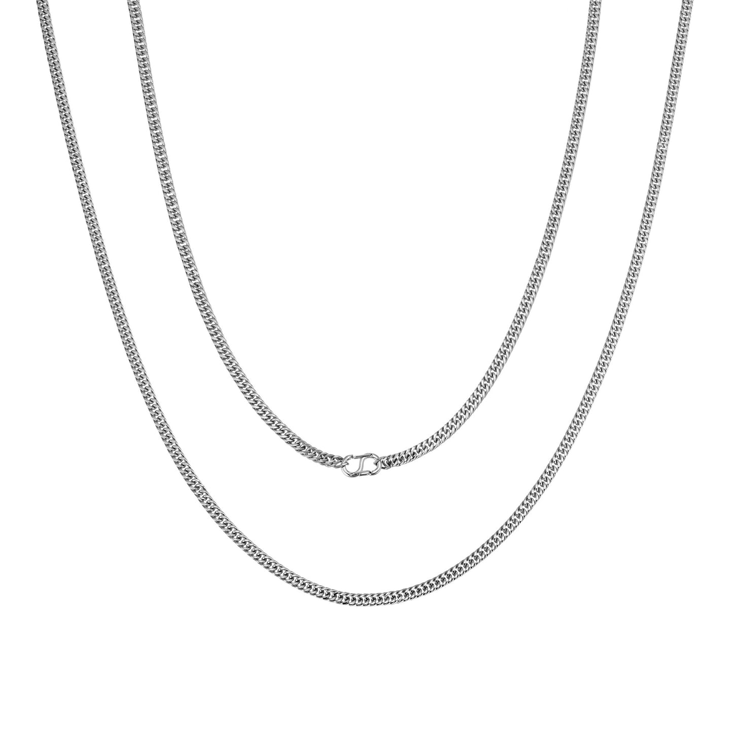 4mm steel Necklace N00203