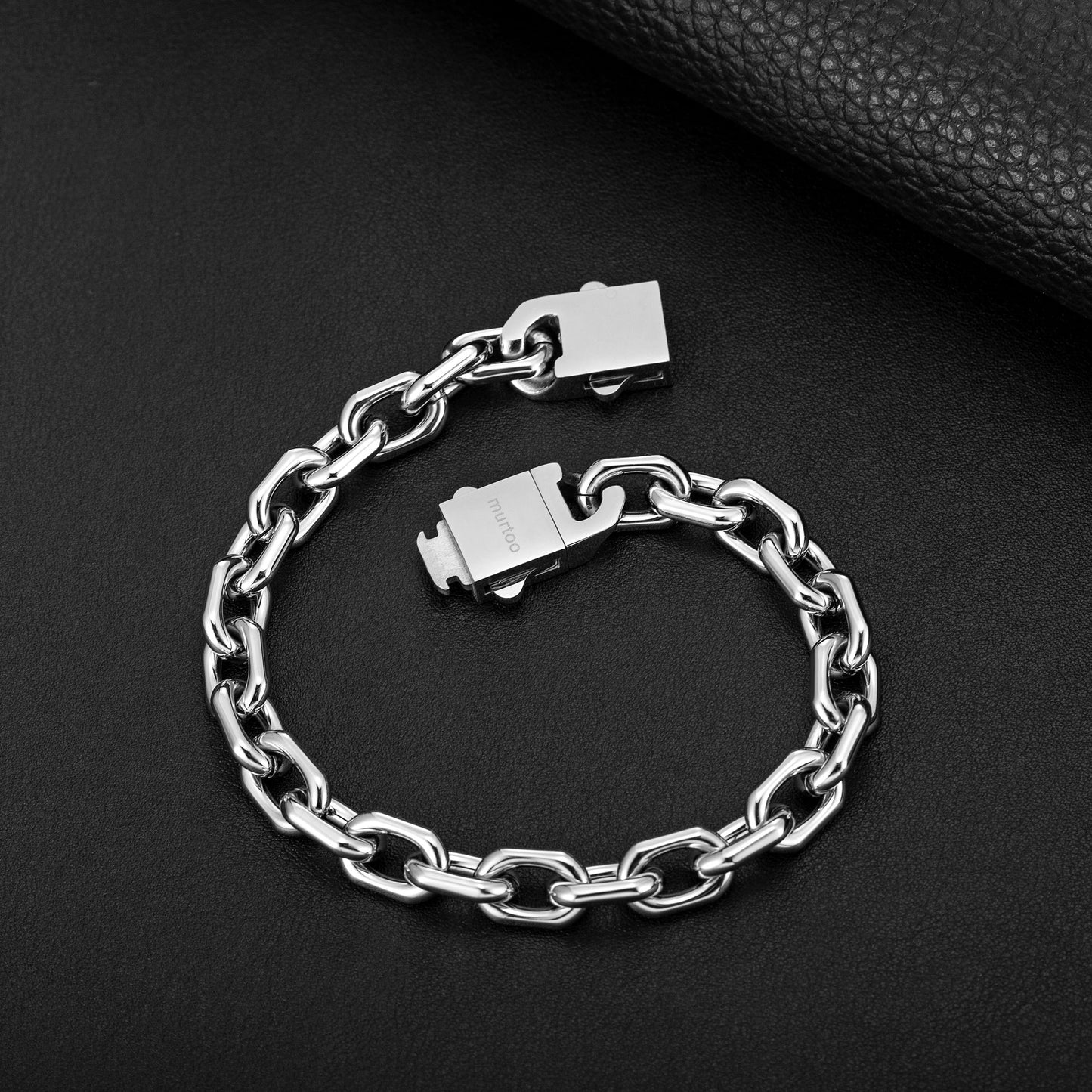 10mm steel bracelet B00395