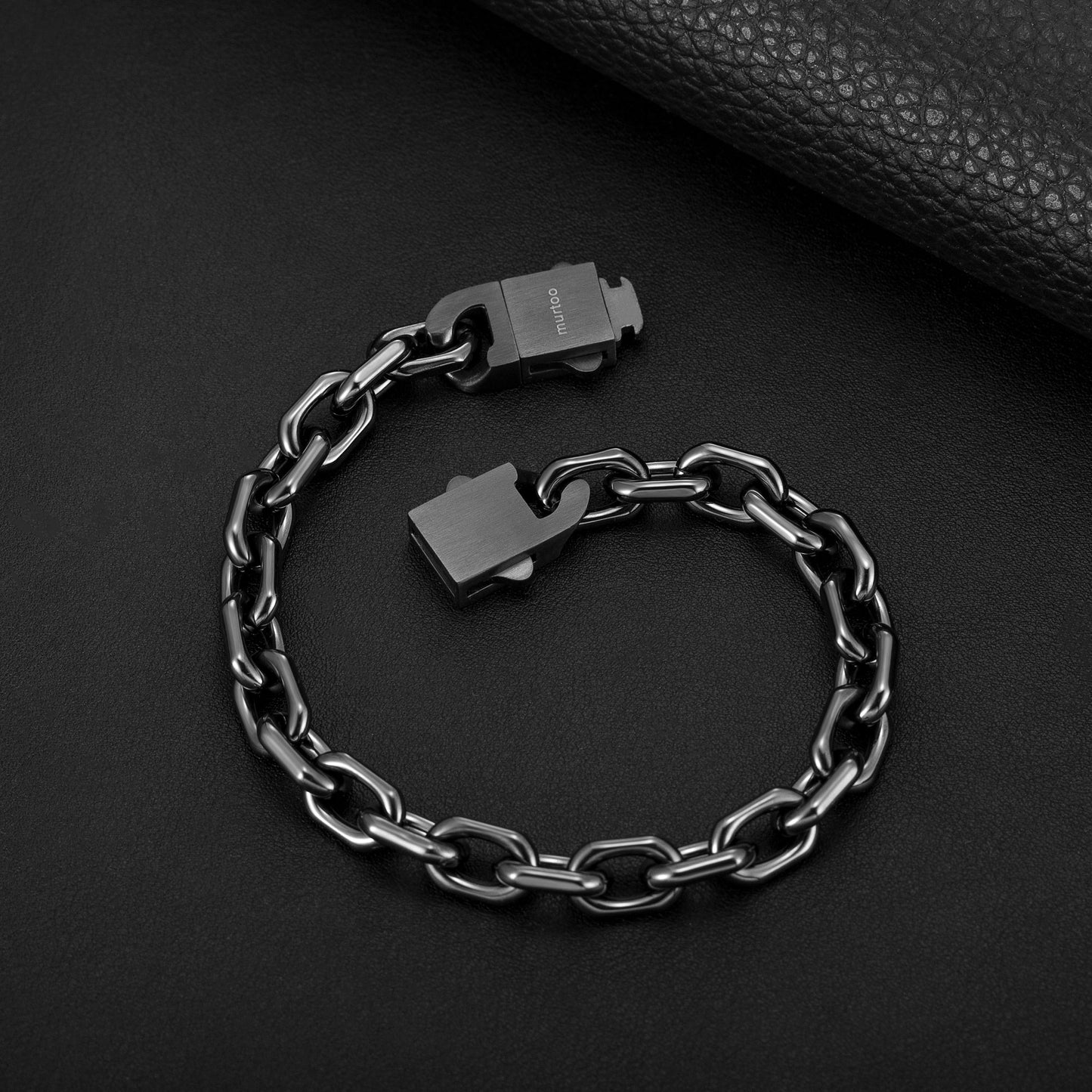 10mm steel bracelet B00399