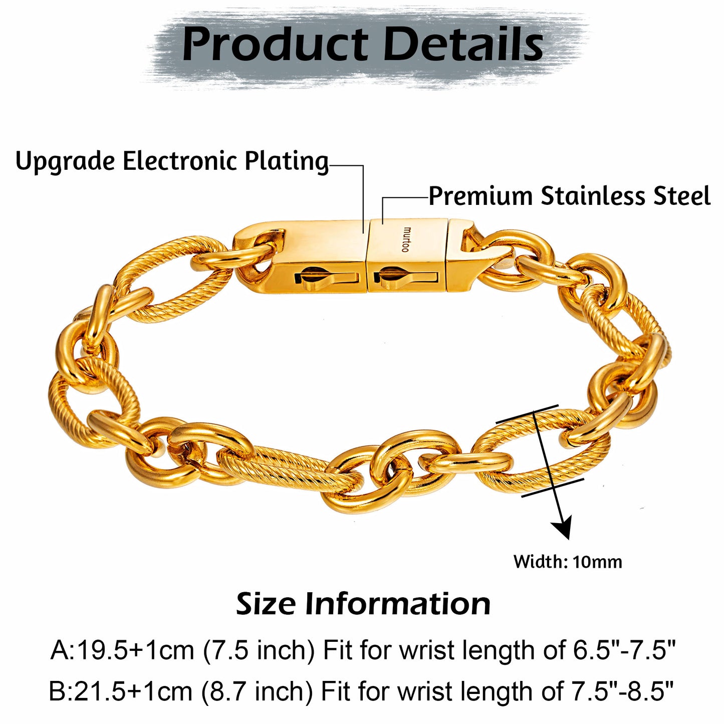 Steel Bracelet BHR00313