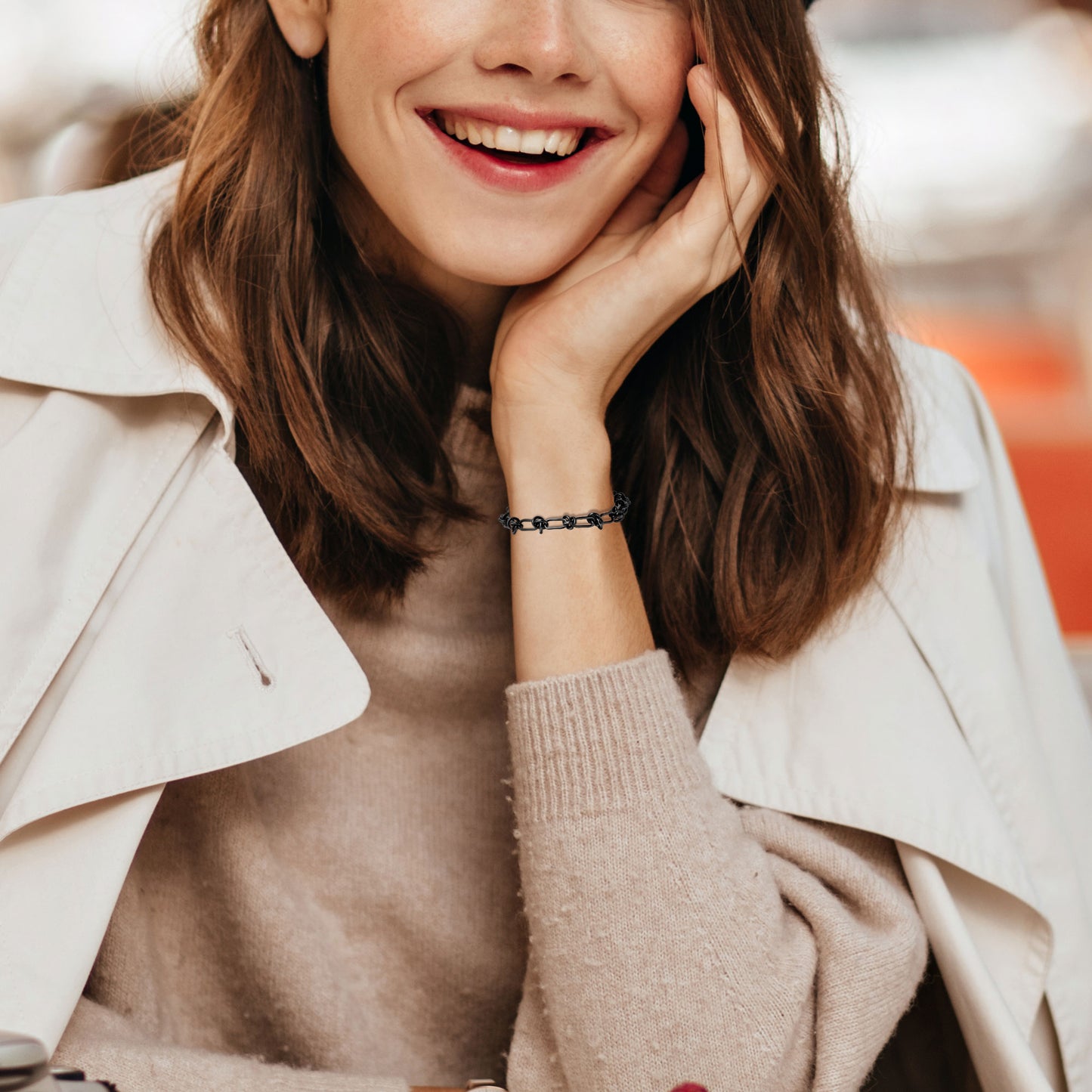 Steel Bracelet For Women BHR00374