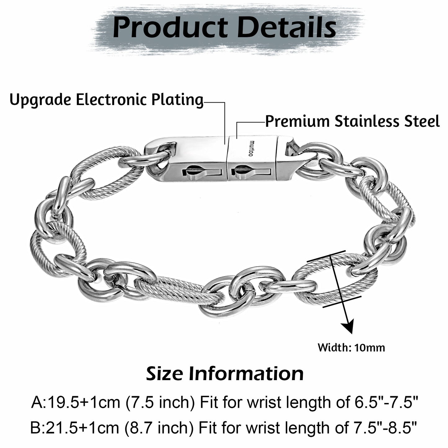 Steel Bracelet BHR00315