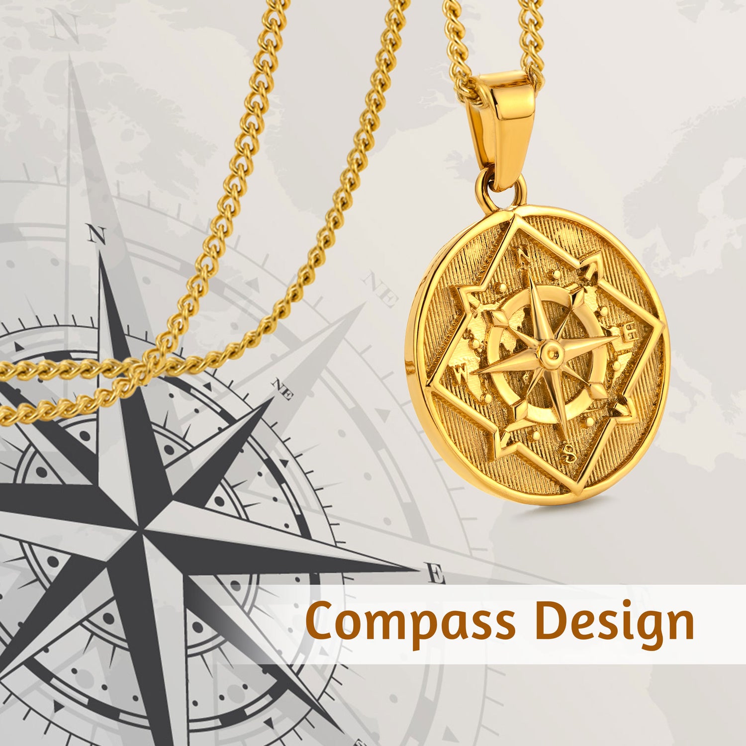 Compass Necklace