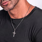 Cross Necklace for Men and Women, Minimalist Cross Pendant with Four Chain Styles, Classic Everyday Jewelry Gift