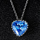 Heart Pendant Necklace for Women, Faceted Heart Design with Beaded Edge, Dainty Jewelry for Daily Styling and Occasions