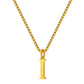 Stainless Steel Initial Necklace for Women, Gold Tone Letter Pendant Necklace, A to Z Alphabet Jewelry for Daily Wear