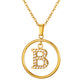 Initial Necklace for Women, Round Frame Letter Pendant, A to Z Alphabet Charm Necklace, Pave Initial Jewelry