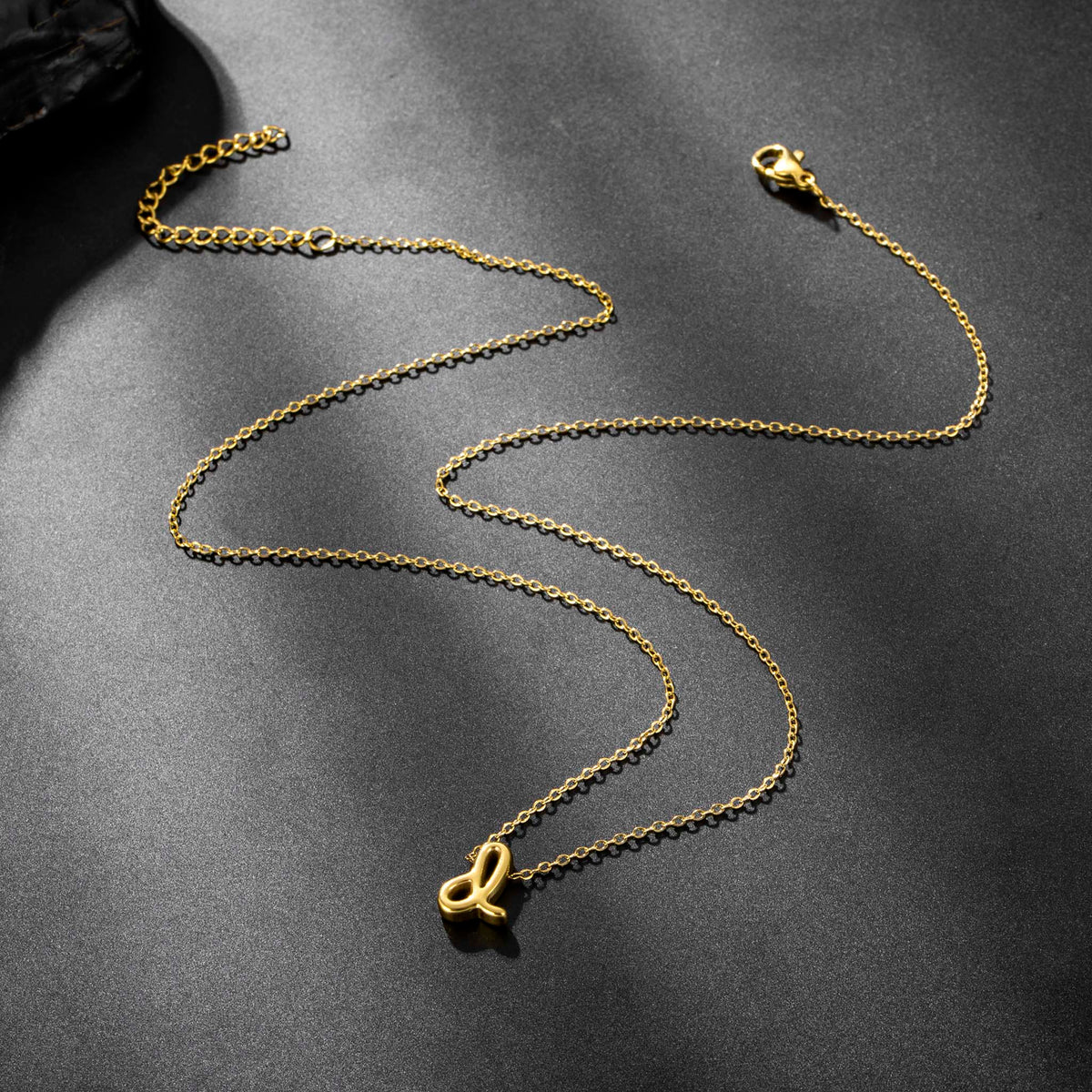 Initial Necklace for Women, Layered Beaded Chain Necklace, A to Z Letter Pendant Jewelry for Daily Wear