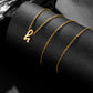 Initial Necklace for Women, Layered Beaded Chain Necklace, A to Z Letter Pendant Jewelry for Daily Wear