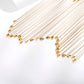 Petite Initial Necklace for Women, Layered Beaded Chain Necklace, A to Z Letter Pendant Jewelry for Daily Wear