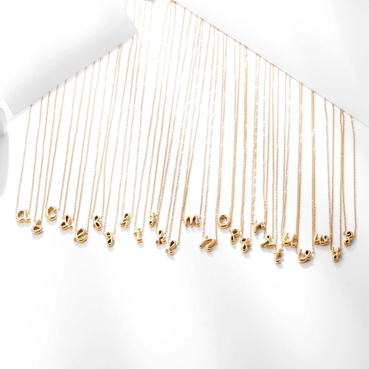 Initial Necklace for Women, Layered Beaded Chain Necklace, A to Z Letter Pendant Jewelry for Daily Wear