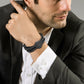 Compass leather bracelet for men B00712