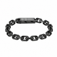 Mens Chain Bracelet, Mens Stainless Steel and Gold Bracelets, Square Link Bracelet, Adjustable Box Clasp 8mm B00399