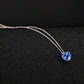 Heart Pendant Necklace for Women, Faceted Heart Design with Beaded Edge, Dainty Jewelry for Daily Styling and Occasions