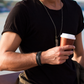 Mens Bracelet, Multi Strand Wrist Accessory, Handcrafted Knot Detail Design, Modern Style Bracelet for Men Daily Wear BHR00272