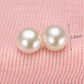 Freshwater Pearl Stud Earrings for Women, Small Round Classic Earrings, Everyday Office Wedding Jewelry