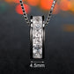 925 Sterling Silver Geometric Pendant Necklace, Minimalist Silver Chain Jewelry with Modern Bar Design for Women