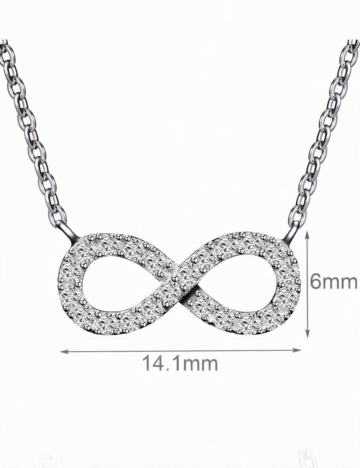 Oval Pendant Necklace for Women, Openwork Oval Frame with Pave Stone Accents and Round Stone Detail, Everyday Jewelry