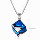 Geometric Pendant Necklace for Women, Faceted Prism Drop with Angular Cut Details, Minimalist Jewelry for Everyday Style