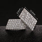 Rectangle Stud Earrings for Women, Curved Geometric Pavé Style Statement Studs, Everyday Office Party Jewelry