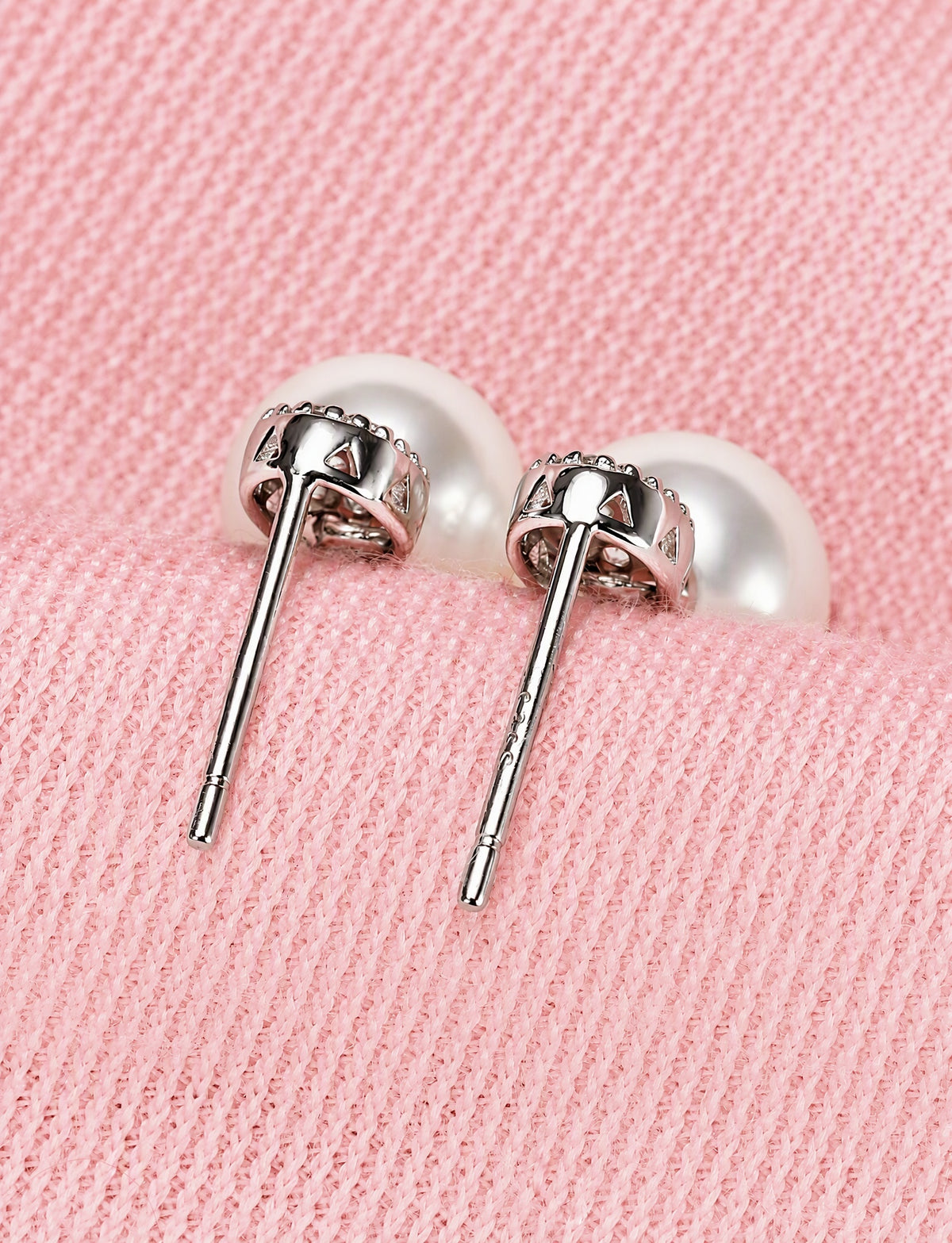 Freshwater Pearl Drop Earrings for Women, Geometric Statement Stud Earrings, Wedding Office Party Jewelry