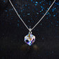 Geometric Pendant Necklace for Women, Faceted Prism Drop Design with Modern Cut Details, Minimalist Everyday Jewelry