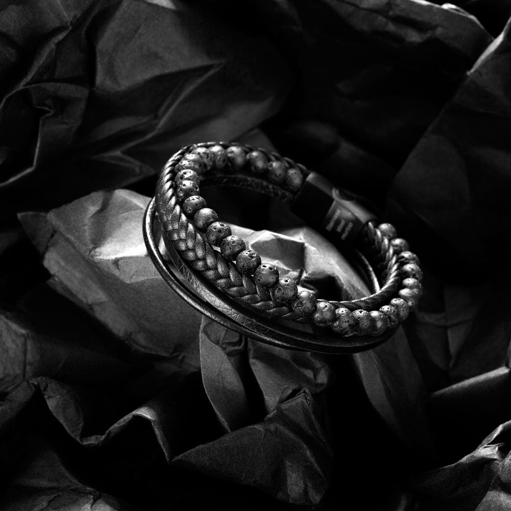 Leather And Bead Bracelet BHR00066/BHR00101/BHR00260