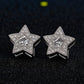 Star Stud Earrings for Women, Geometric Pavé Style Statement Studs, Celestial Everyday Office Party Jewelry