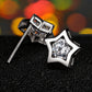 Star Stud Earrings for Women, Five Point Geometric Frame Statement Studs, Office Wedding Party Jewelry Style